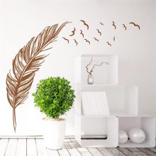 Flying Feather Wall Sticker