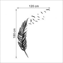 Flying Feather Wall Sticker